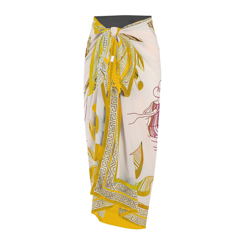 Bow Solid Color One Piece Women Swimwear Suit French Retro Cover Belly Slimming Swimsuit Bella Mia