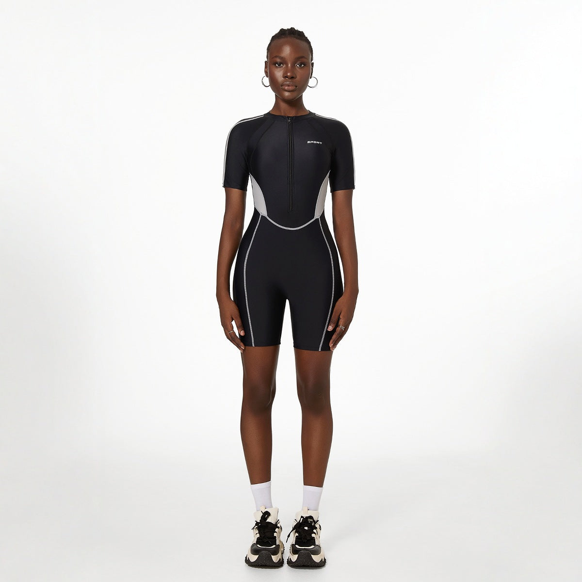 Shaping Sports One Piece Swimsuit Set Spring Diving Ladies Thickened Jumpsuit Bella Mia