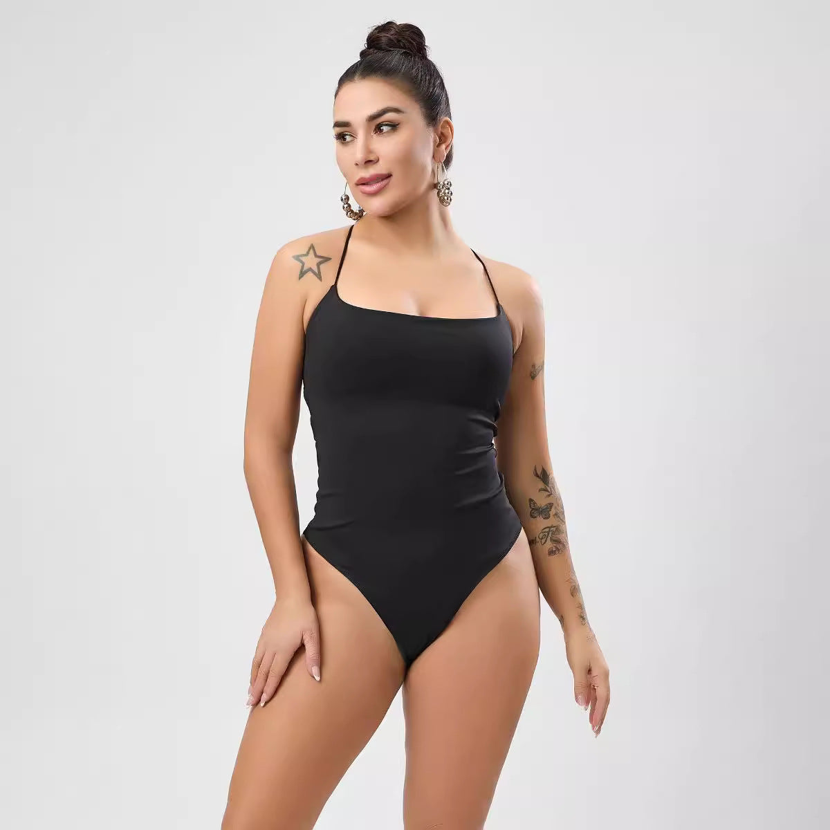 Women Clothing Sexy Crossover Lace up Jumpsuit High End Design Tight Jumpsuit Bella Mia