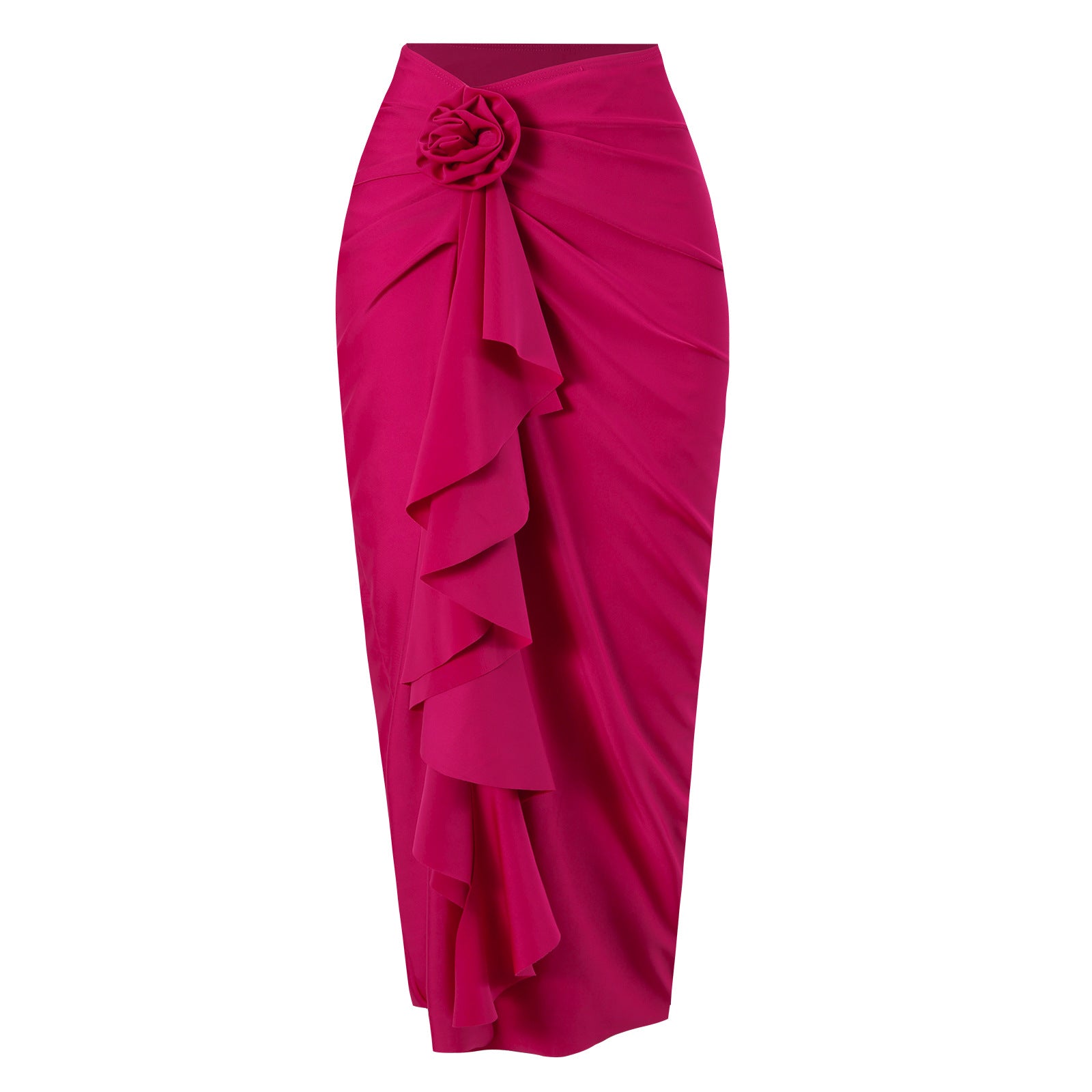 One Piece Swimsuit Women Skinny Slimming Big Floral Swimsuit Outfit Chiffon Dress Bella Mia