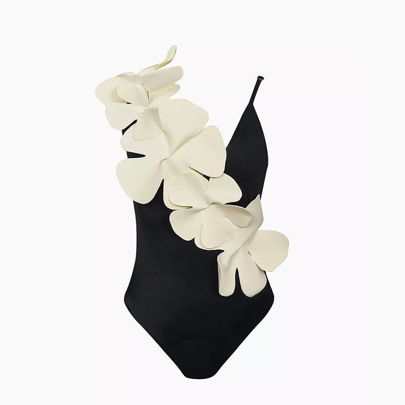 Siamese Conservative Covering Belly Thin Backless Sexy Skirt Swimsuit Women Chiffon Beach Bella Mia