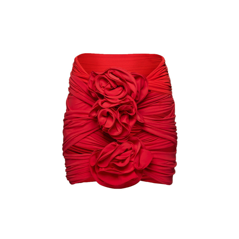 Handmade Floral One Piece Swimsuit Women Beach Vacation Suit Skirt Swimsuit Bella Mia