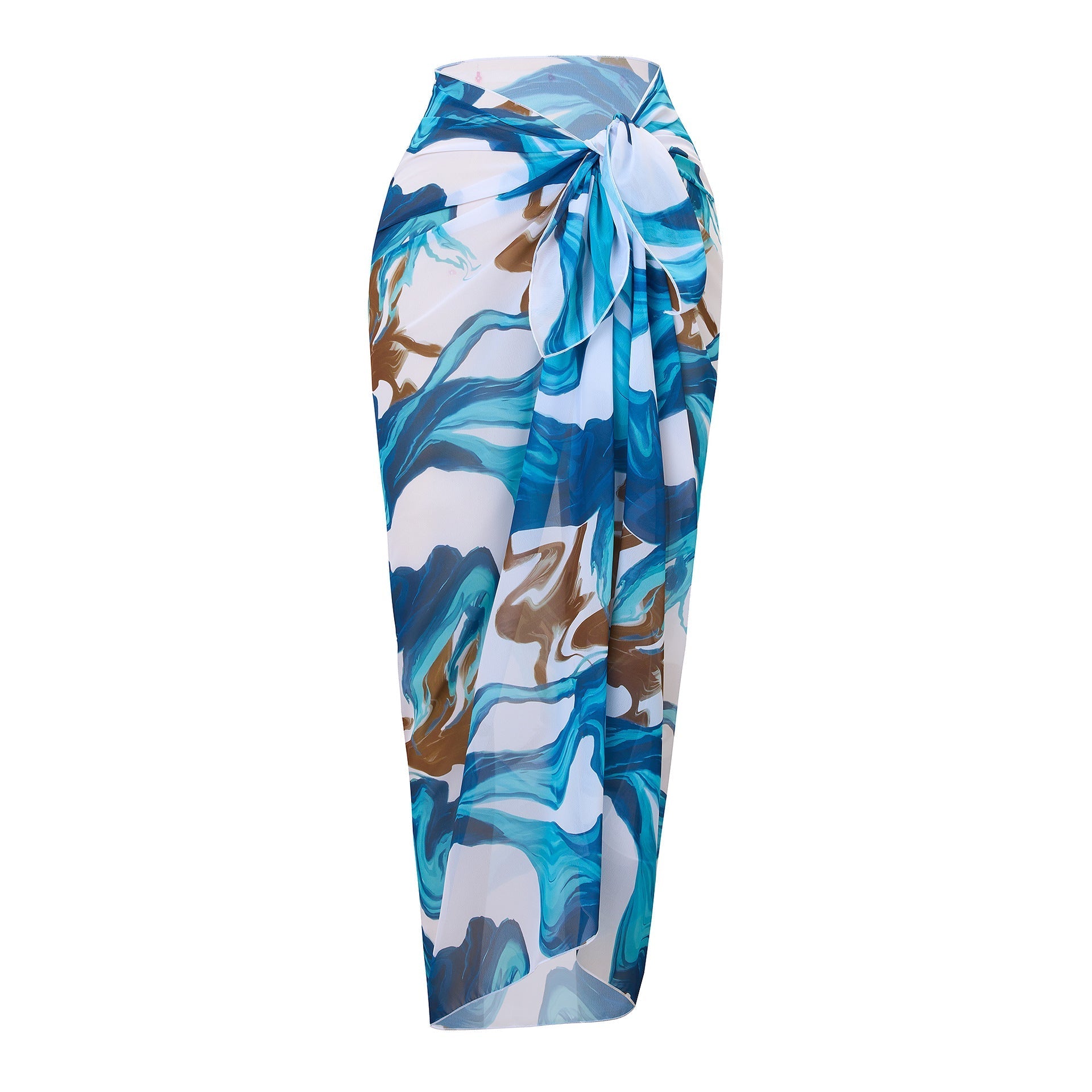 Sexy One Piece Triangle Swimsuit Women Chiffon Dress Two Piece Swimwear Set Bella Mia