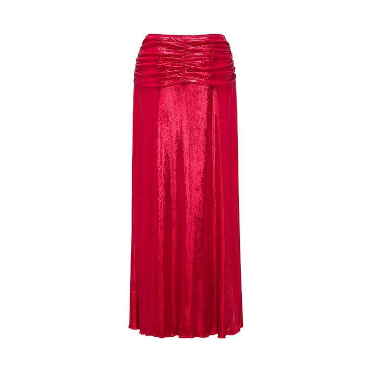 V Neck Solid Color Luminous Fabric One Piece Swimsuit Women Bella Mia