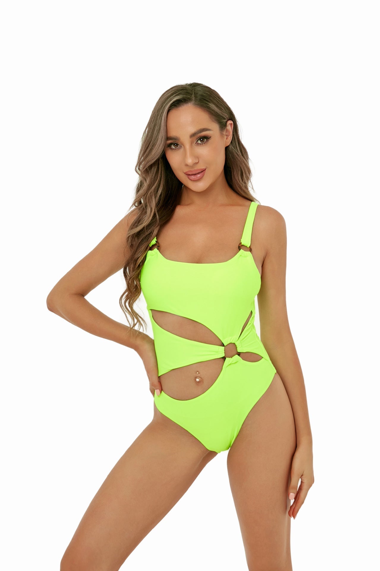 Women Sling Halter Bikini Swimsuit One Piece Sexy Triangle One Piece Swimsuit Bella Mia