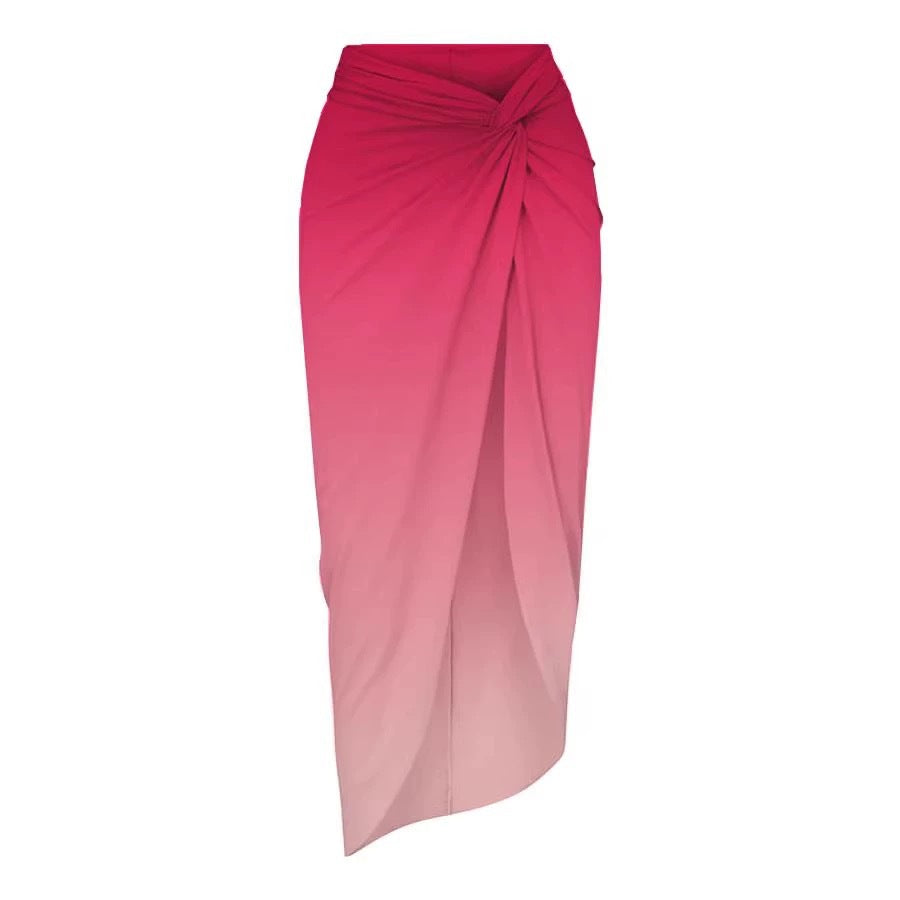 Covered Belly Backless Sexy Spring Swimsuit Women Chiffon Beach Dress Bella Mia