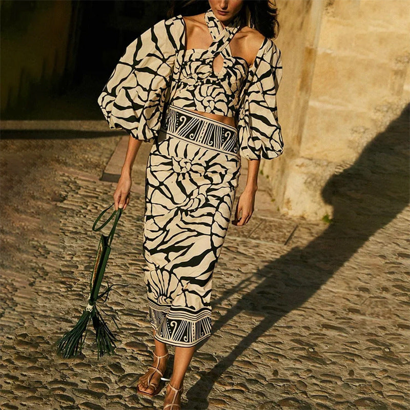 Halter One Piece Swimsuit Women Vacation Beach Suit Bikini Bella Mia