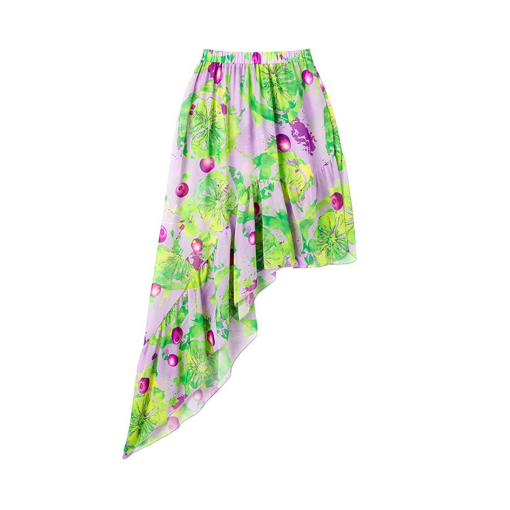 Push up Split Three Piece Sexy Spring Vacation Swimsuit Suit Printing Bella Mia