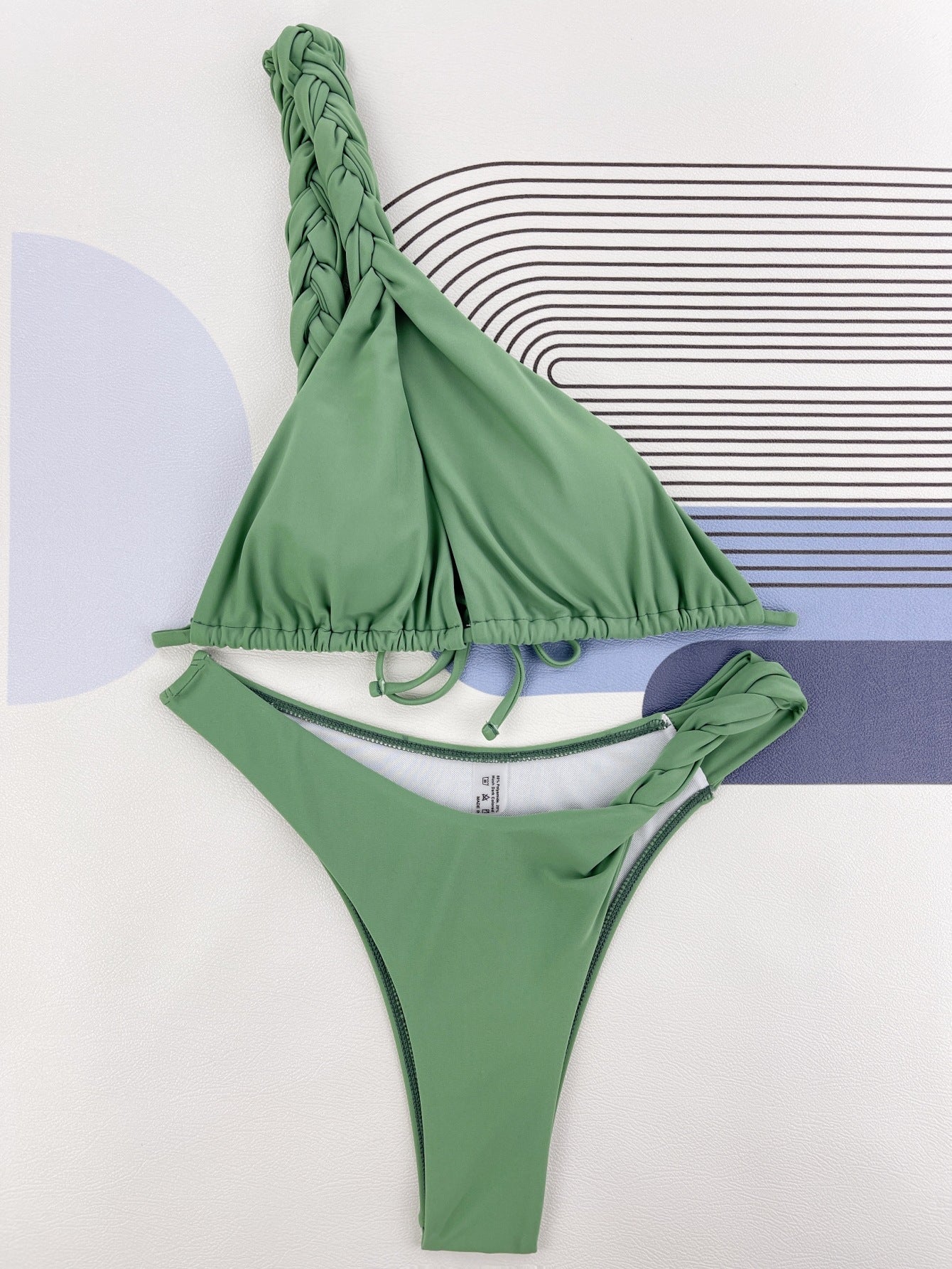 Bikini Woven Shoulder Strap Swimsuit Swimsuit Bella Mia