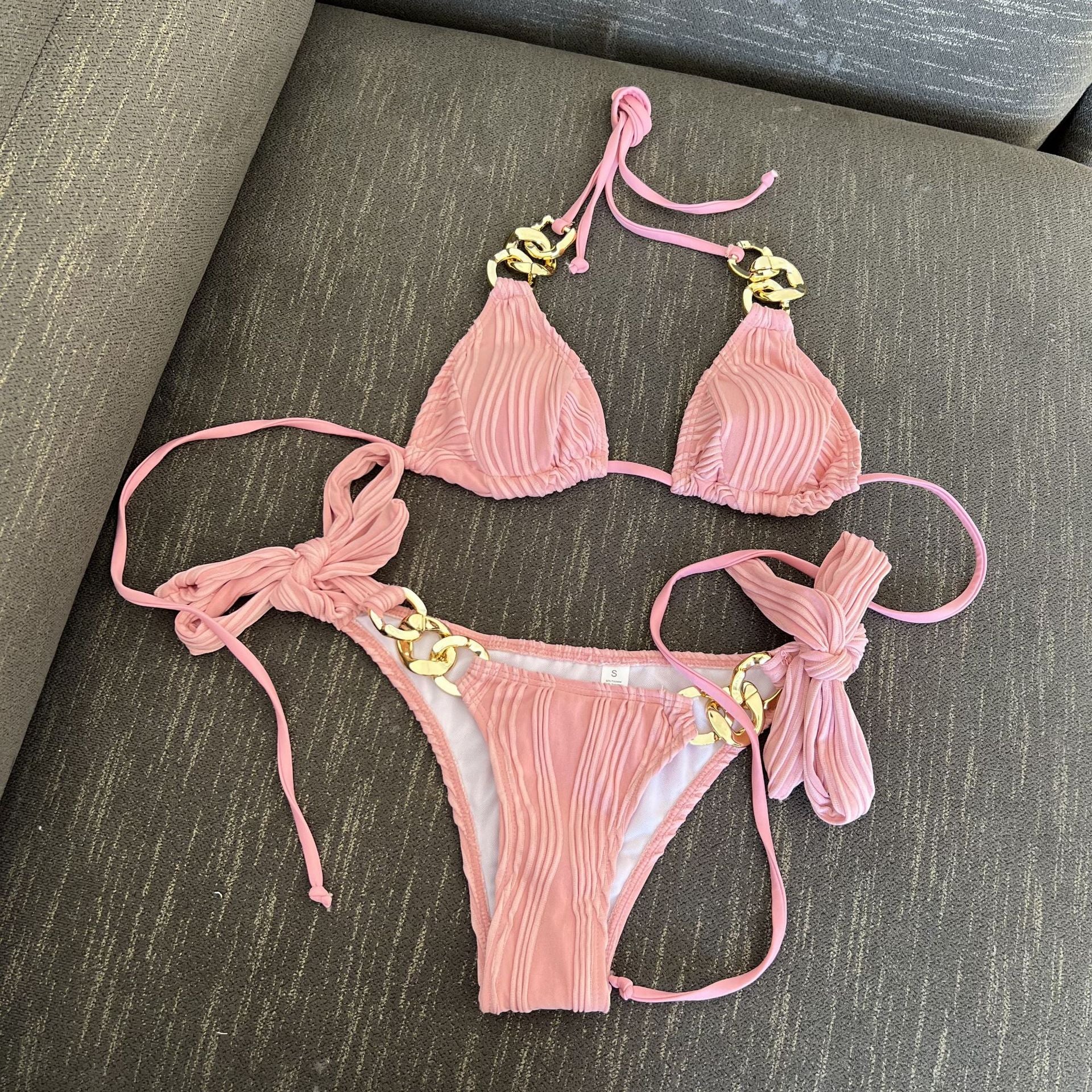 Sexy Split Swimsuit Chain Bikini Swimsuit Bikini Bella Mia
