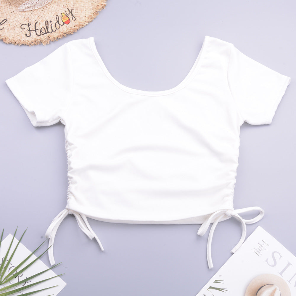 Beach Holiday Solid Color Linen Modal Comfortable Women Adjustable Top Bella Mia