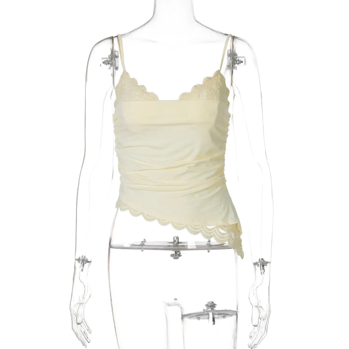 Women Wear Summer Sexy V neck Lace Lace Spaghetti Strap Tops Women Bella Mia