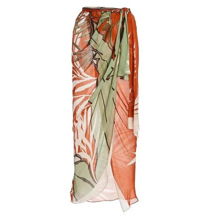 Push up Bikini Sexy High Waist Bikini Split Swimsuit Chiffon Dress Bella Mia