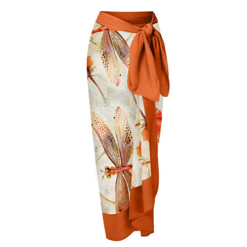 Women One Piece Swimming Sexy Print Two Piece Skirt Popular Swimsuit Bikini Bella Mia