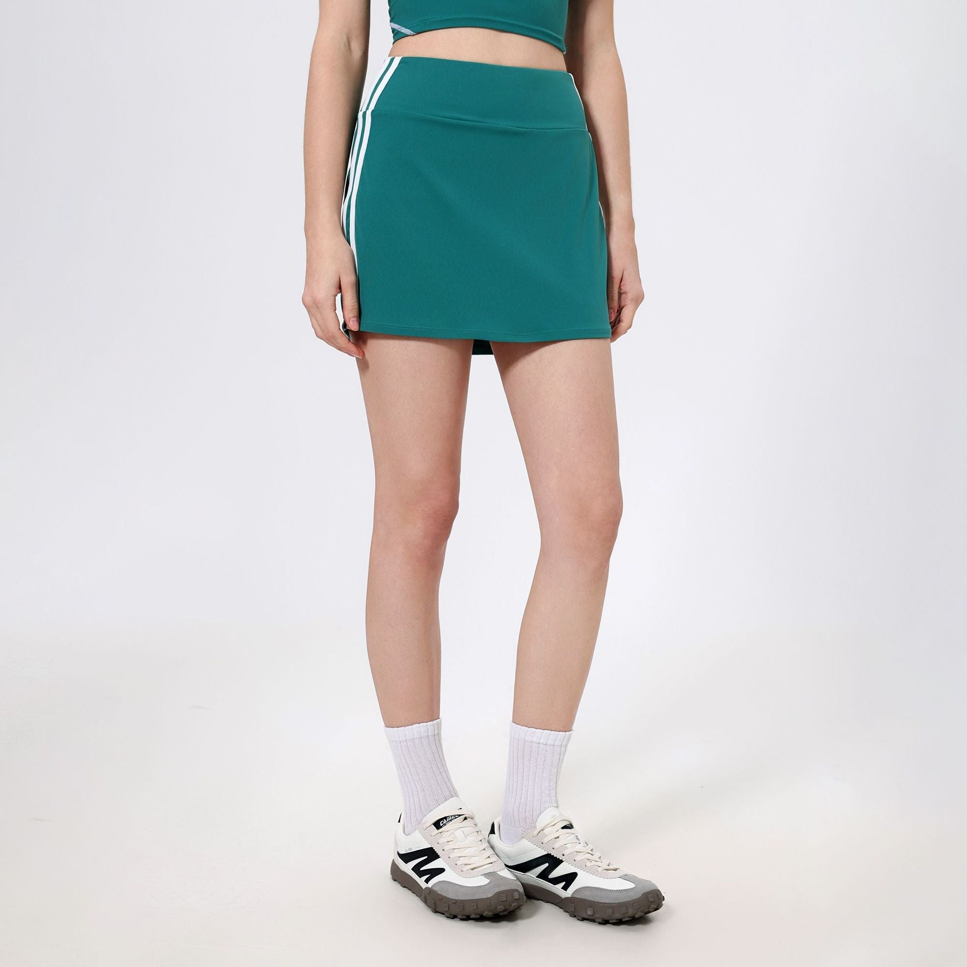 Contrast Color High Waist Running Sports Short Skirt Women Faux Two Piece Anti Exposure Badminton Tennis Skirt Fitness Pants Yoga Skirt Bella Mia