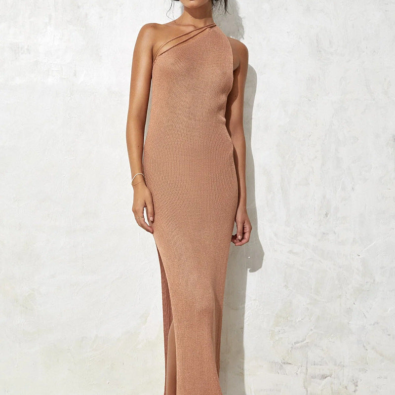 Women Sexy One Shoulder Beach Dress Women Seaside Vacation Super Fairy Dress Bella Mia