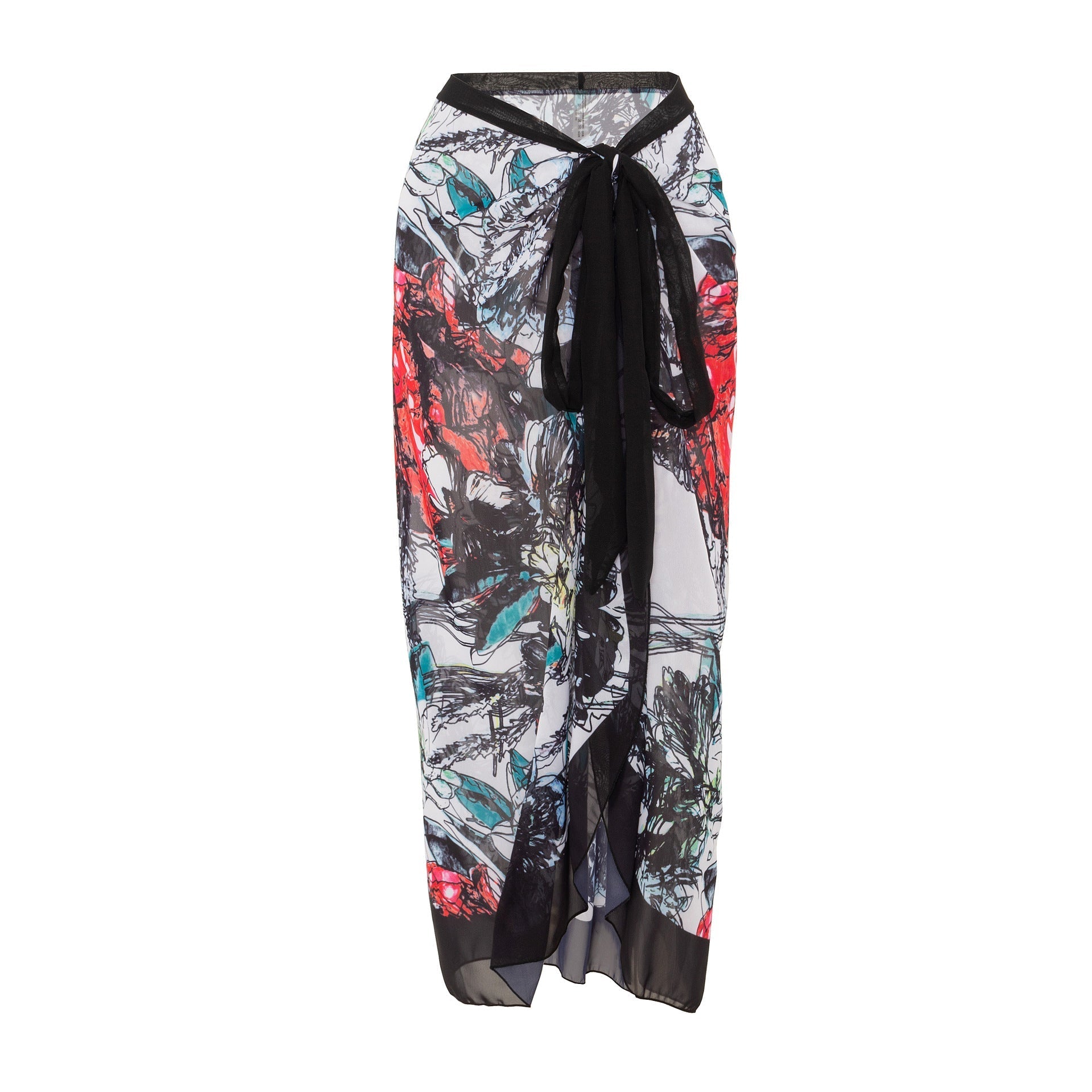 Siamese Conservative Cover Belly Backless Sexy plus Size Swimsuit Women Chiffon Beach Dress Bella Mia