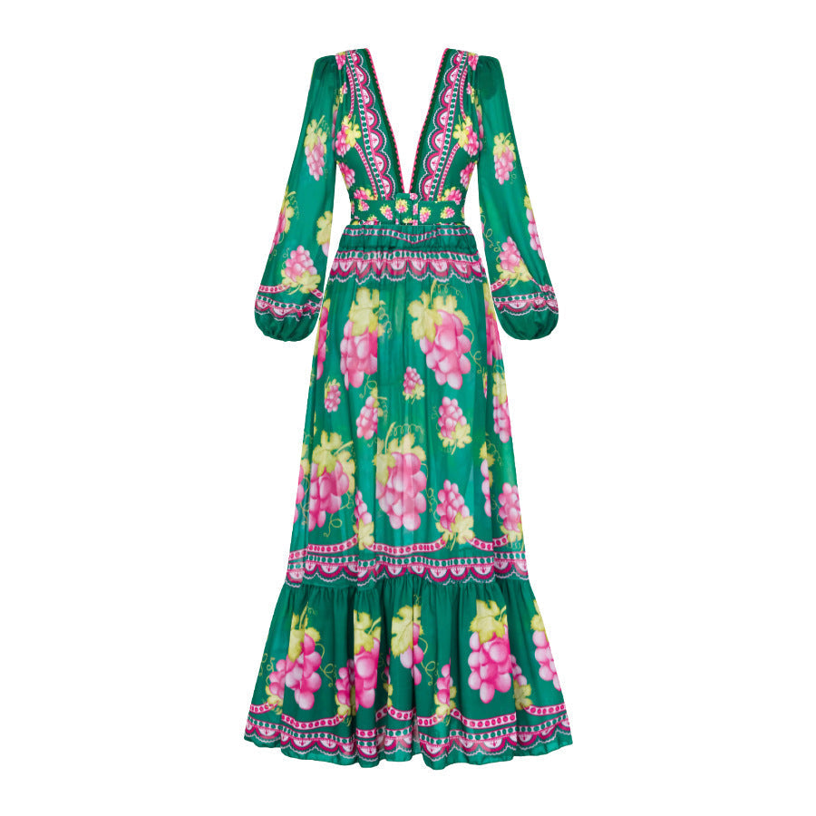 Ruffled One Piece Swimsuit Vacation Women Bella Mia