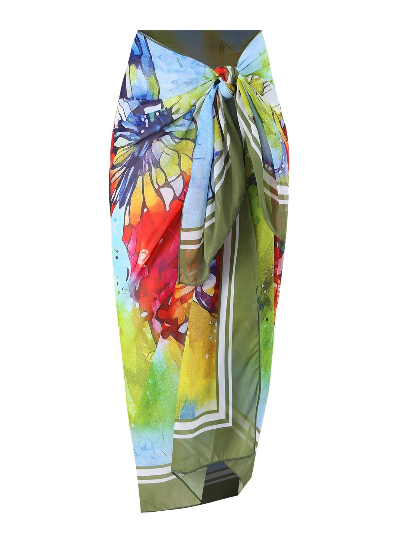 Lonkey Swimsuit Printed Two Piece Suit Conservative Cover Swimsuit Women Bikini Bella Mia