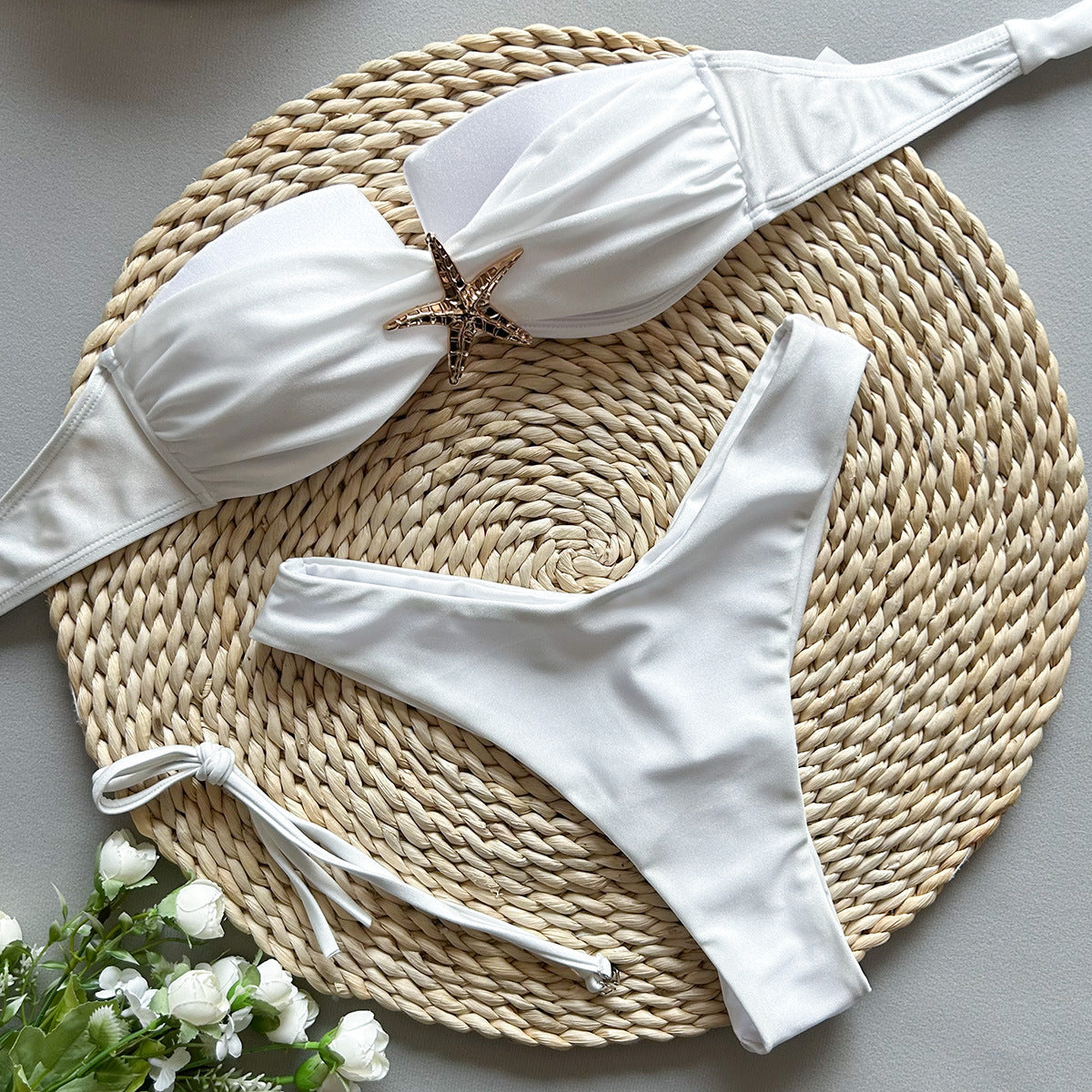 Bikini Sexy Bikini Tube Top Stitching Split Women Swimsuit Swimsuit Women Bella Mia