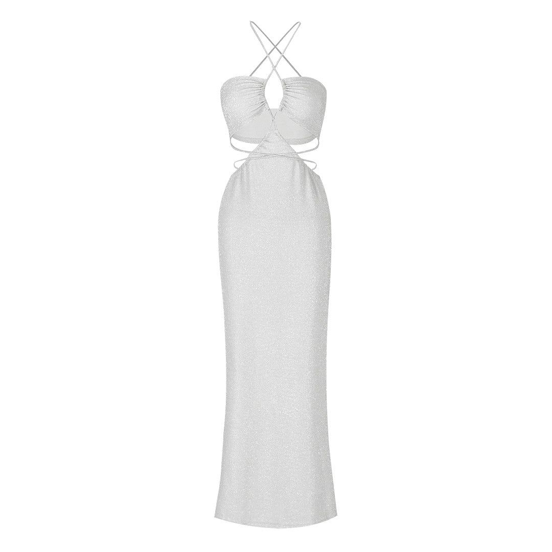 Sexy Cutout Siamese Beach Women Dress Solid Color Bella Mia