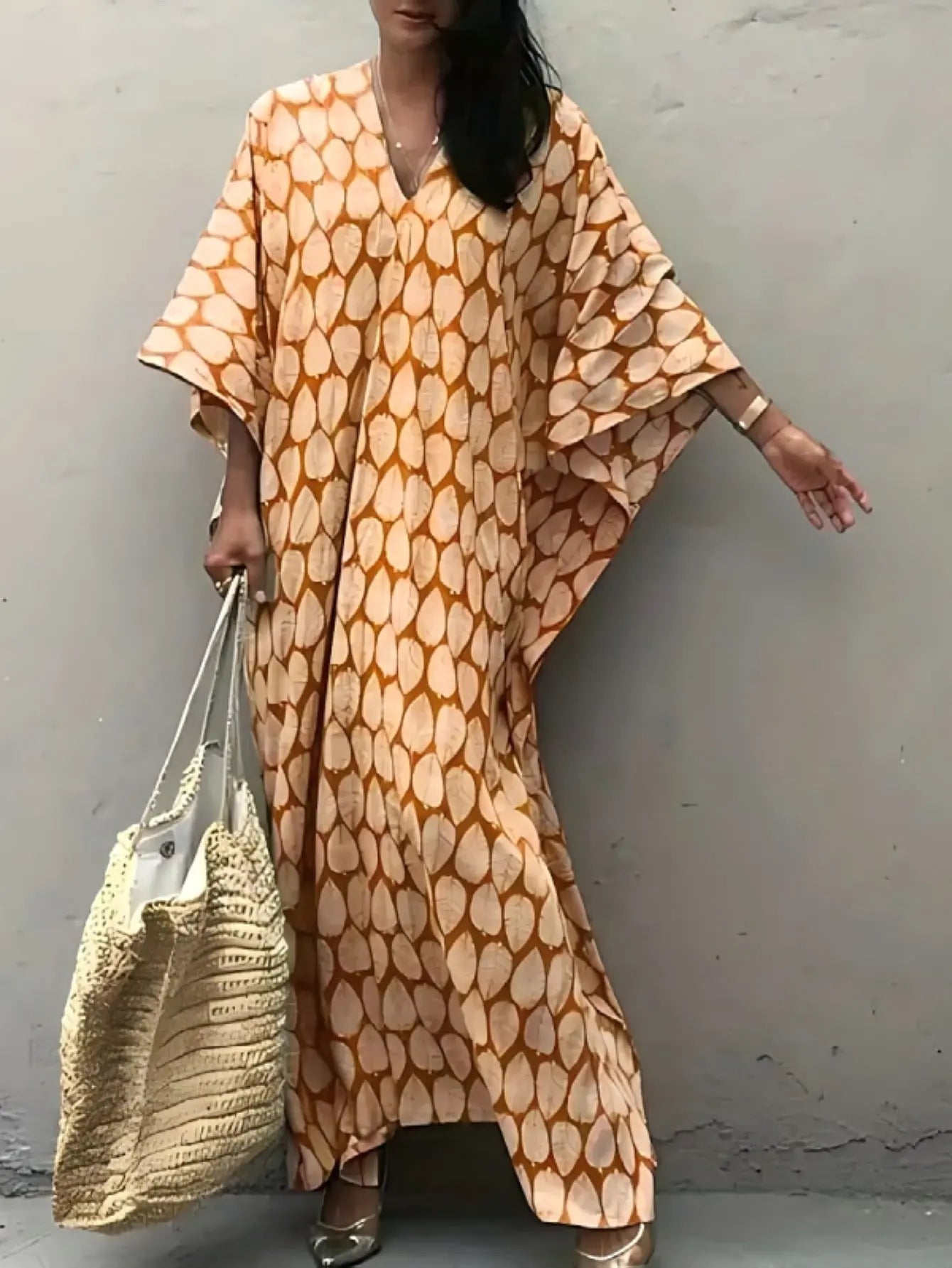 Rayon Beach Jacket Maxi Dress Holiday Dress Sun Protection Loose Robe Beach Cover Up Bella Mia