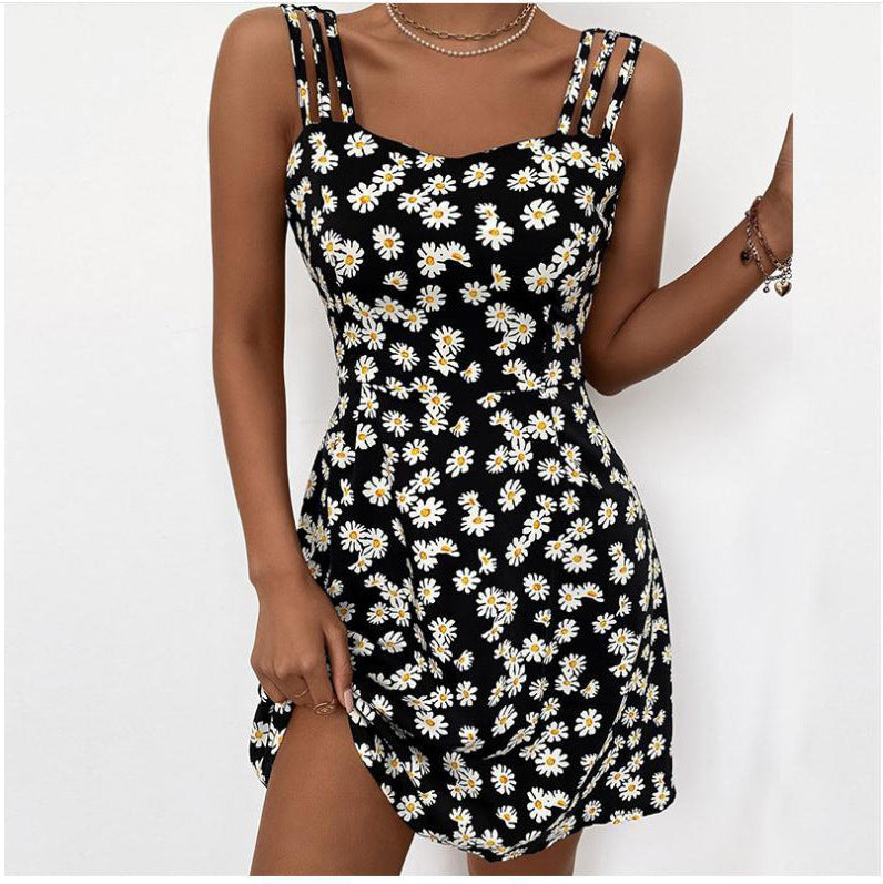 Women Clothing Dress Sexy Sleeveless Summer Strap Type Dress for Women Bella Mia