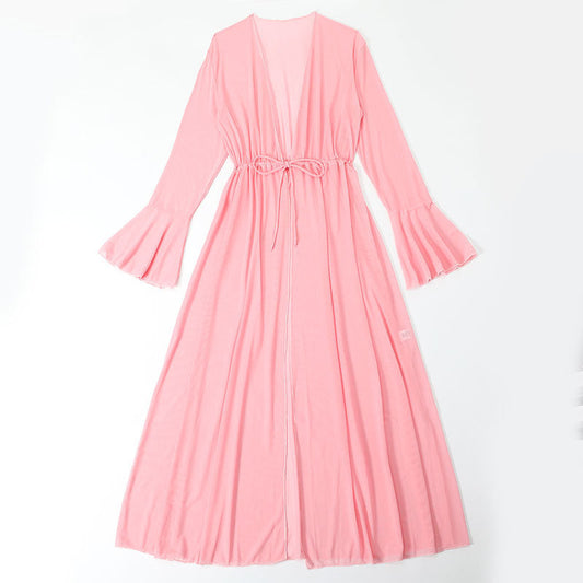 Sleeveless Swimsuit Bikini Set Padded Swimwear Sexy Bikini Women Mesh Shawl Bella Mia