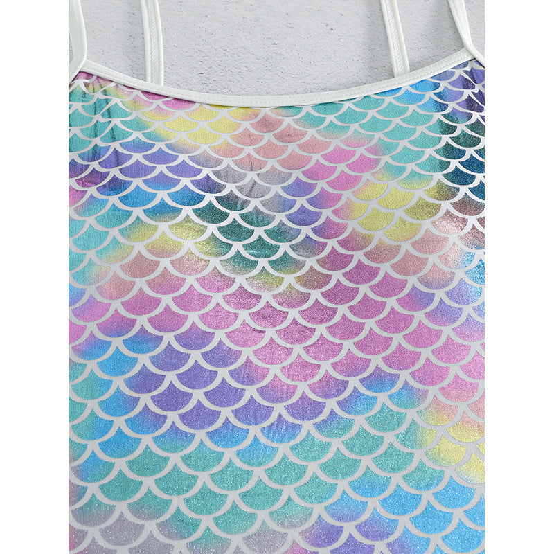 Bronzing Scale Sexy Jumpsuit One Piece Swimsuit Women Bella Mia