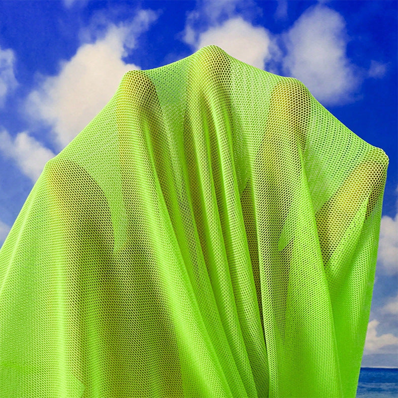 Solid Color Mesh See through Sexy Beach Dress Swimsuit Women Long Blouse Sunscreen Swimwear Bella Mia