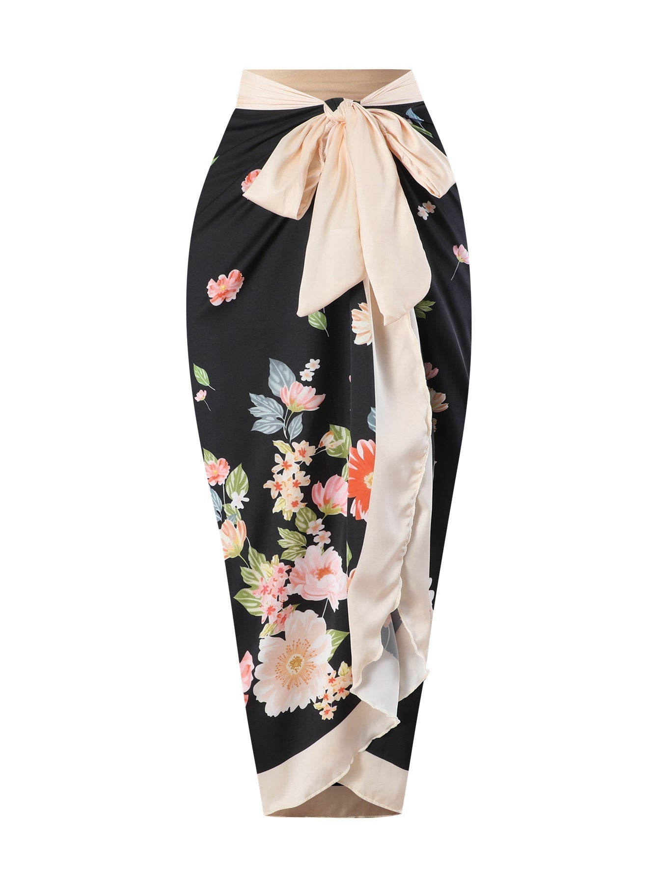 One Piece Printed Skirt Conservative Swimwear Two Piece Women Swimsuit Bella Mia