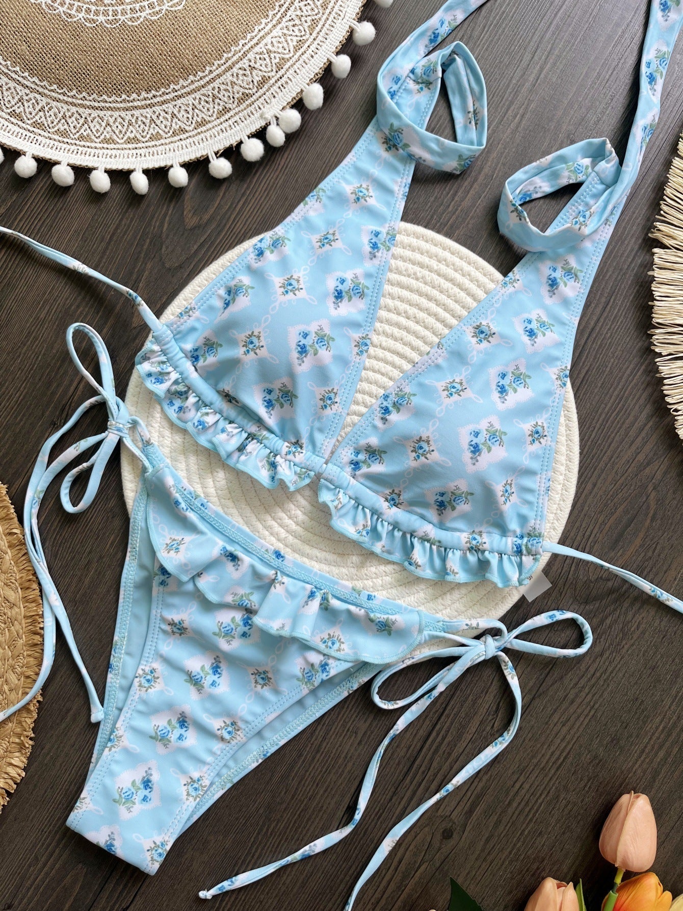 Bikini Bikini Lace up Sexy Split Women Swimsuit Women Bella Mia