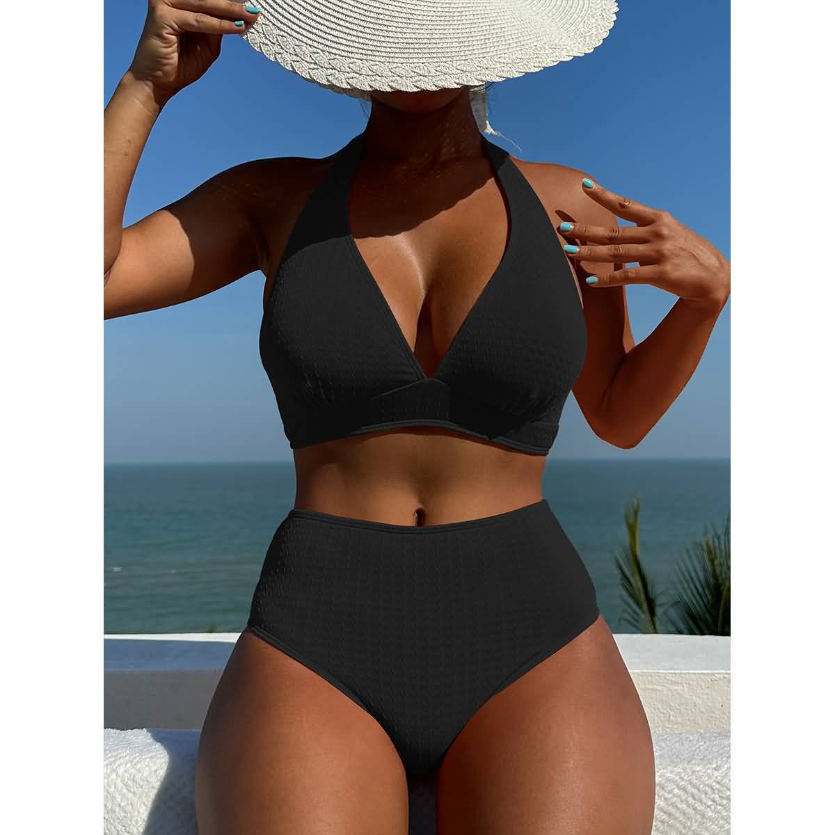 Sexy Bikini Ladies Split Backless Swimsuit Ribbon Swimsuit Bella Mia