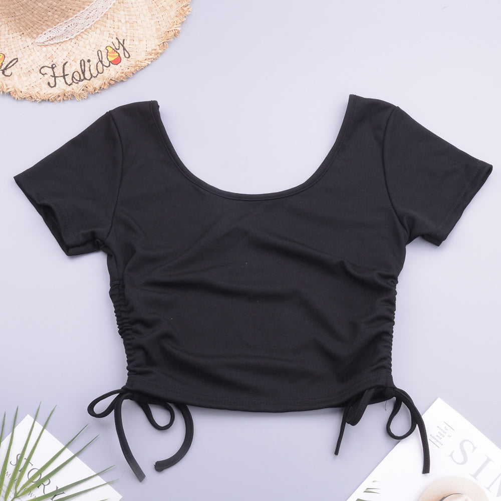 Beach Holiday Solid Color Linen Modal Comfortable Women Adjustable Top Bella Mia