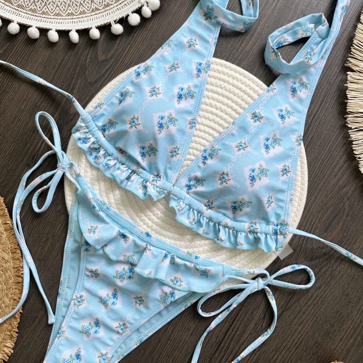 Bikini Bikini Lace up Sexy Split Women Swimsuit Women Bella Mia