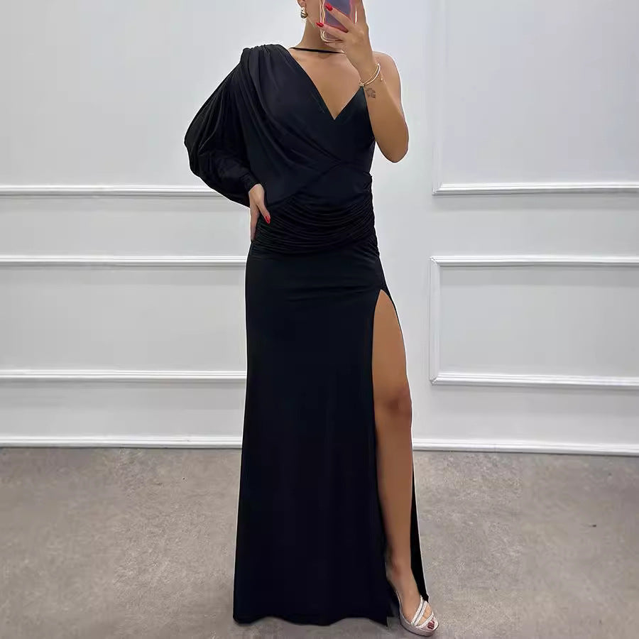Women V neck Sexy Design Dress Evening Dress Bella Mia