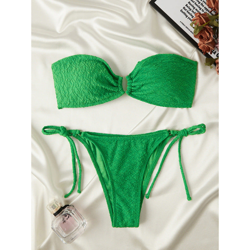 Solid Color Sexy Swimsuit Women Split Bikini Bella Mia
