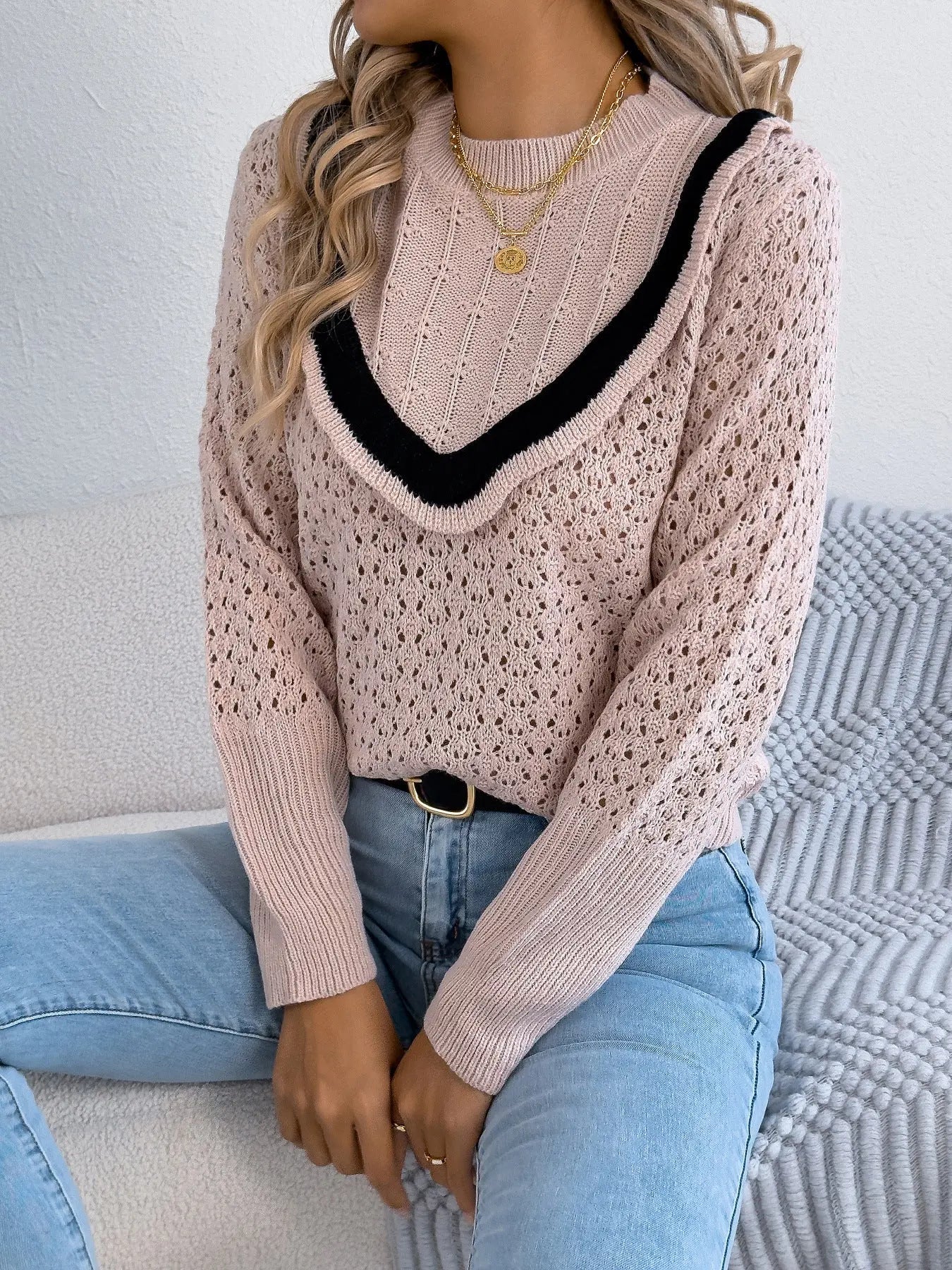 Women Clothing Autumn Winter Fungus Long Sleeve Pullover Bella Mia