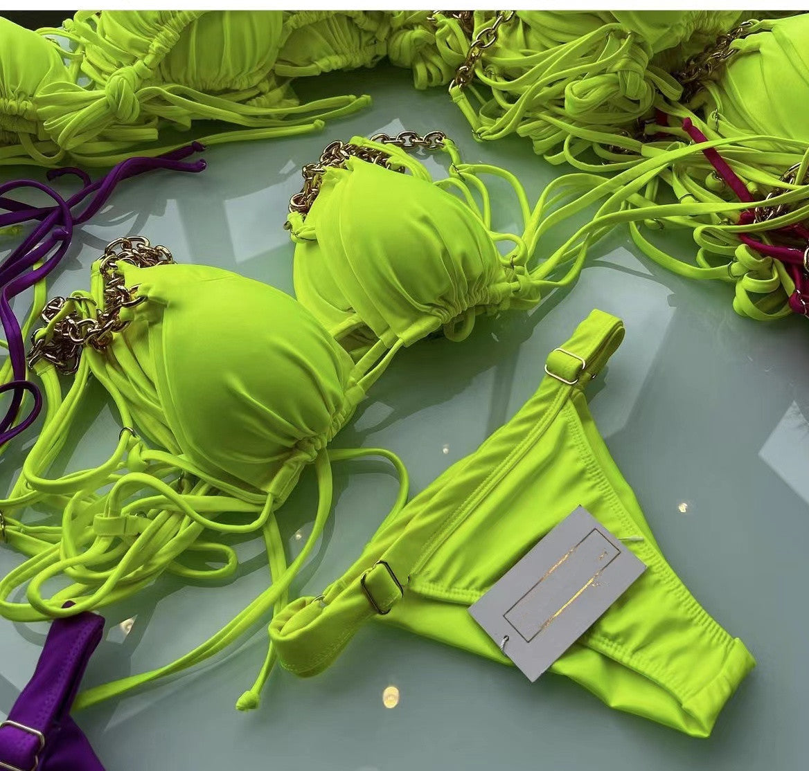 Sexy Two Pieces Swimsuit Pure Swimwear Women Bikini Bella Mia