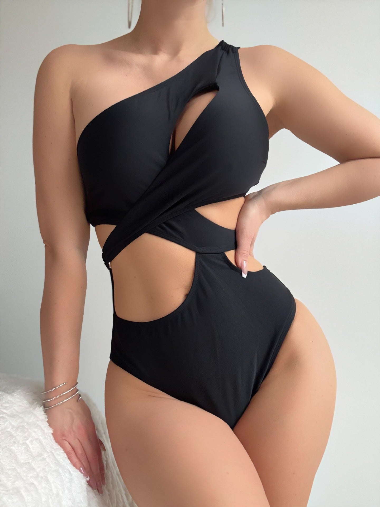Women One Piece Sexy Halter Bikini Swimsuit Bella Mia