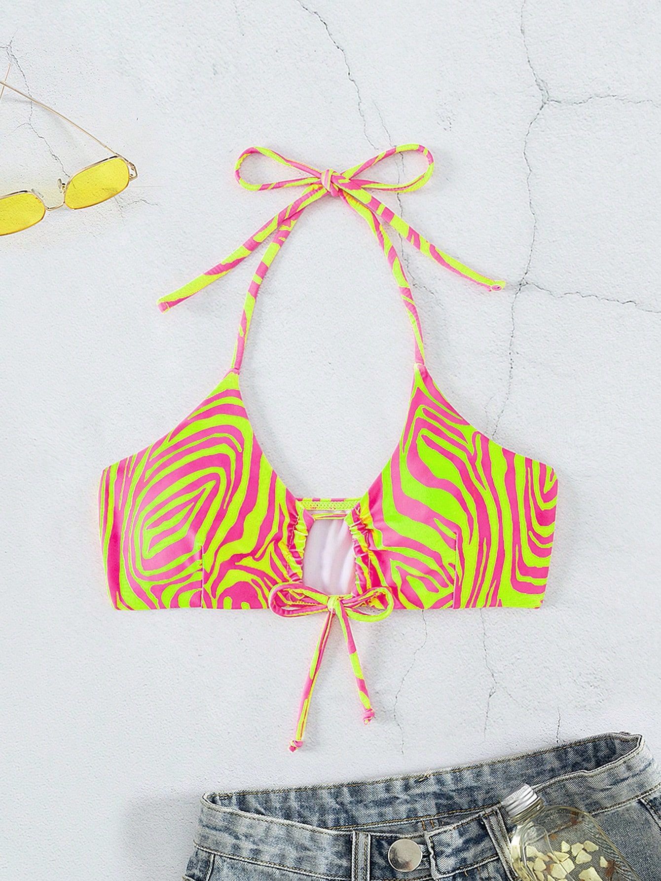 Women Swimsuit Exercise Bikini Swimsuit Bikini Unlined Top Bella Mia