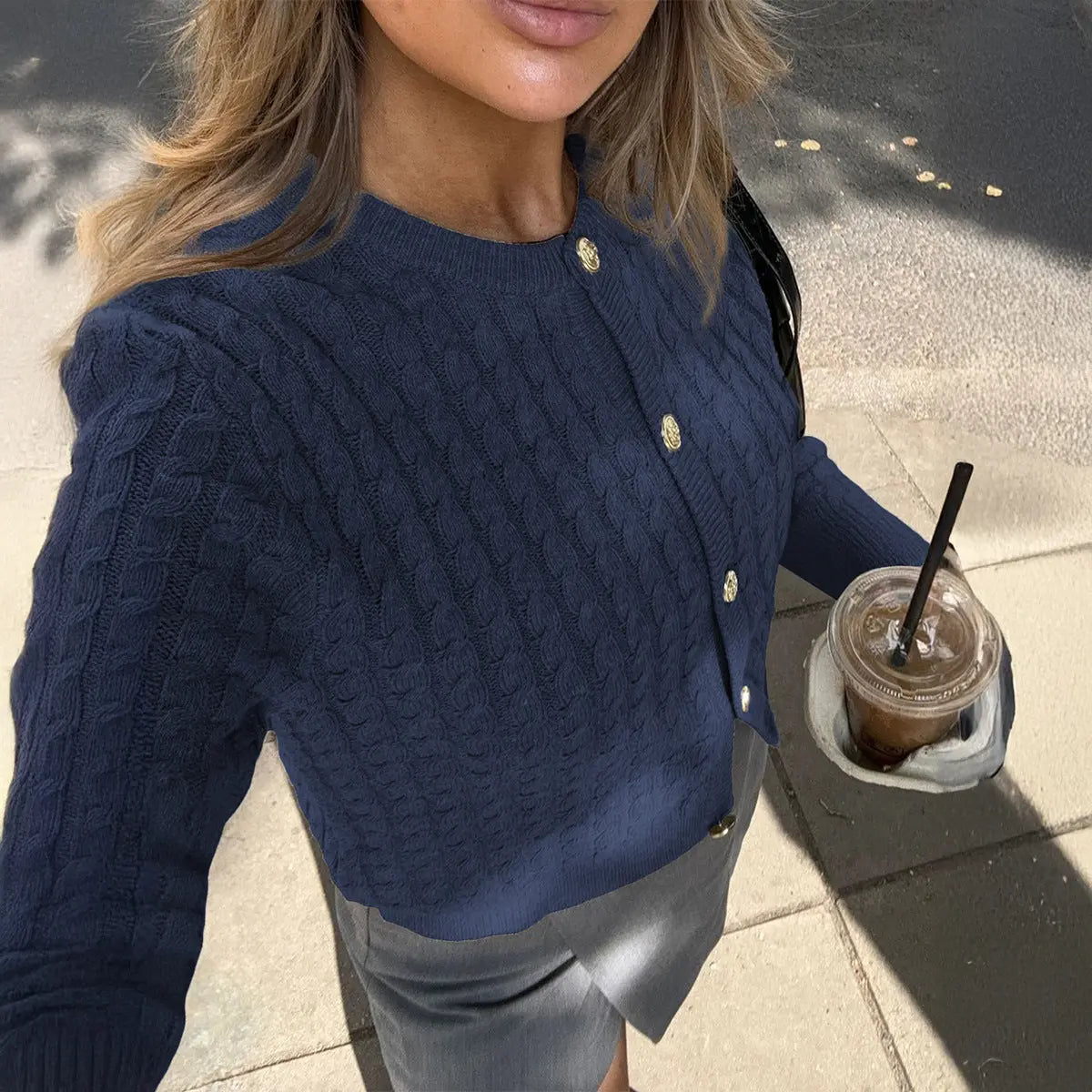 Casual Solid Color Long Sleeve T shirt Sweater Women Woolen Clothing Autumn Winter Bella Mia