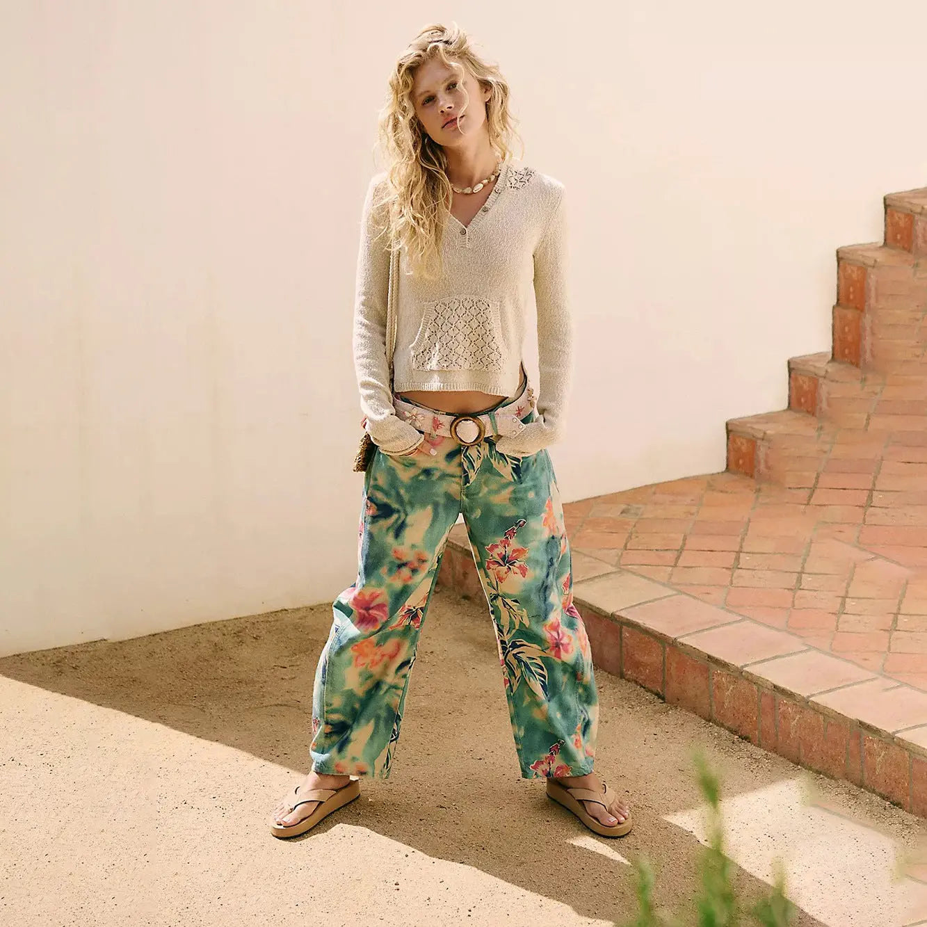 Autumn Winter Solid Color All Matching Casual Drop Shoulder Sleeve V neck Pullover Hollow Out Cutout Knitted Sweater for Women Bella Mia