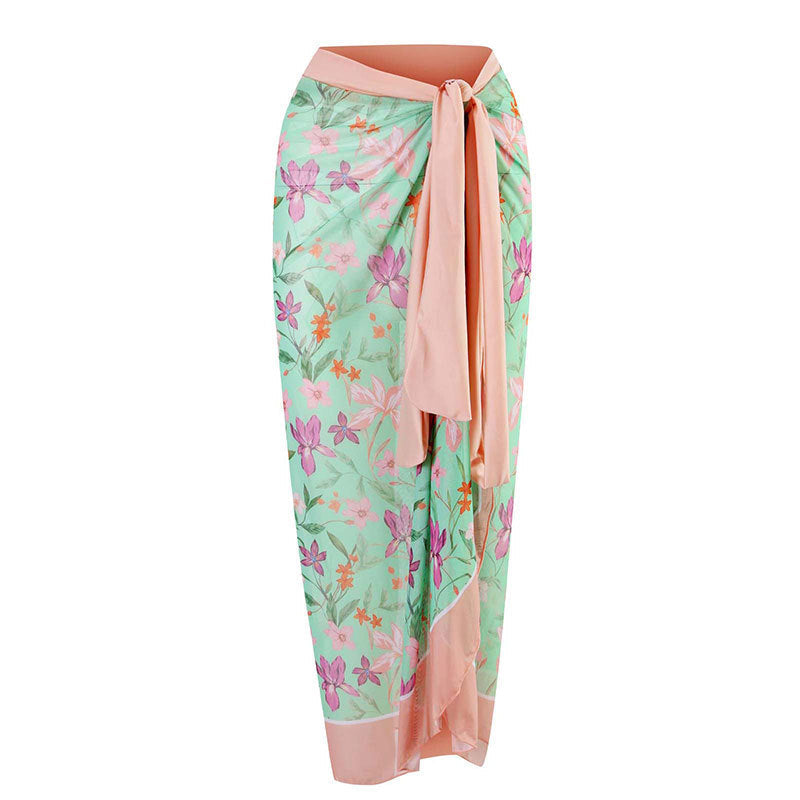 Split Double Sided Three Piece Set Retro Swimsuit Swimsuit Lace up Sand Bella Mia