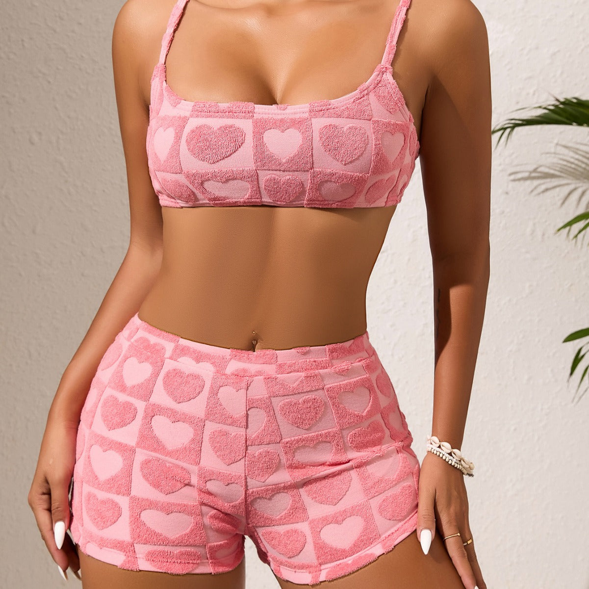 Split Swimsuit Women Pink Bikini Boxers Surfing Sexy Spring Women Swimsuit Bella Mia