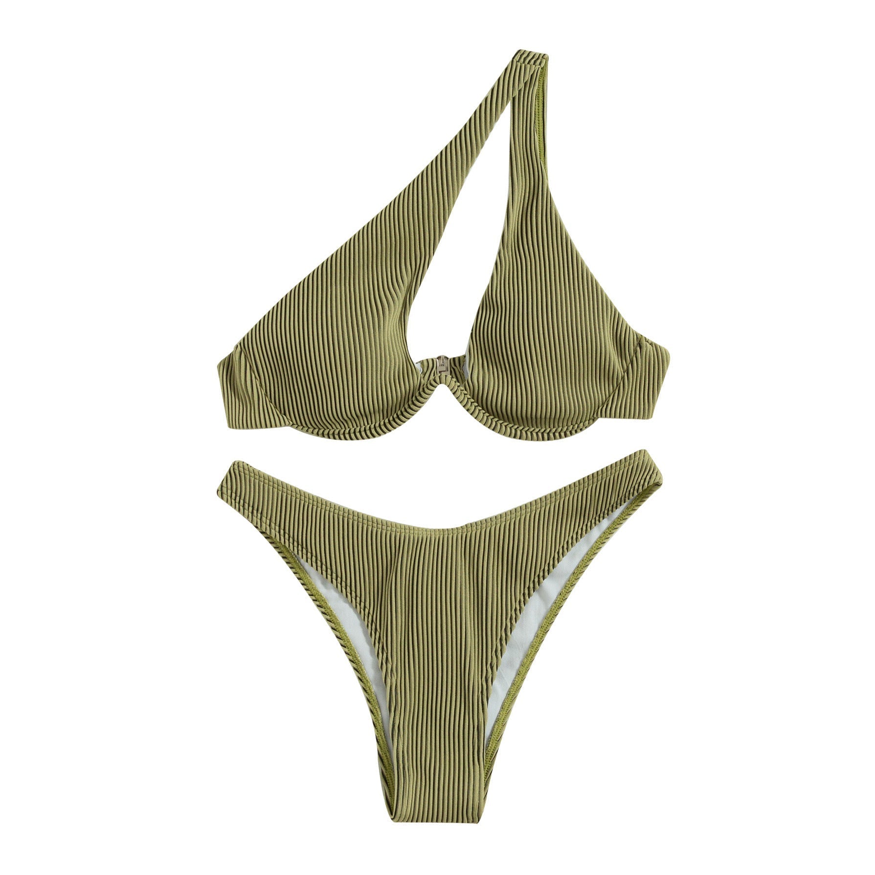 Ladies Swimsuit Split Swimsuit Two-Piece Suit Sexy Bikini Summer Swimsuit textured Bella Mia