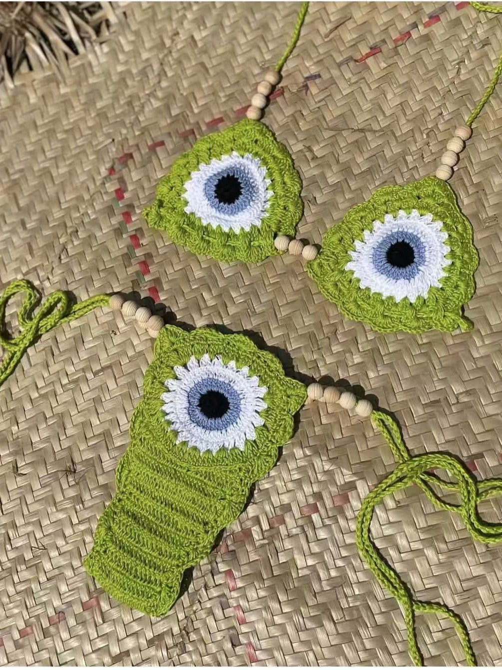 Women Beach Sexy Bikini Hand-Woven Split Swimsuit Bella Mia