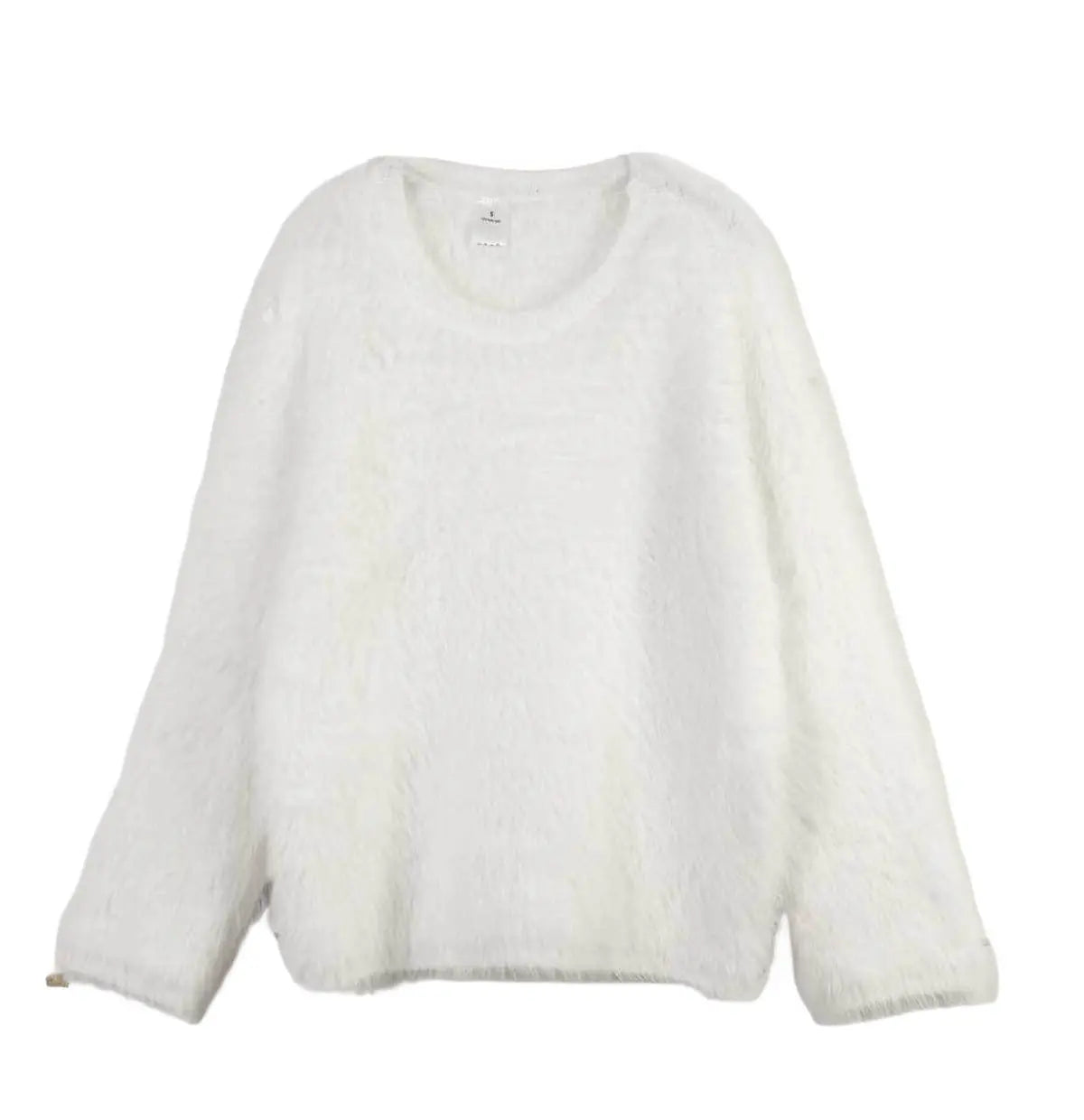 Color Imitation Marten round Neck Sweater Women Wind Soft Knitted Basic Bella Mia