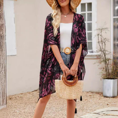 Sexy Tassel Blouse Seaside Holiday Pro Outdoor Holiday Shawl
