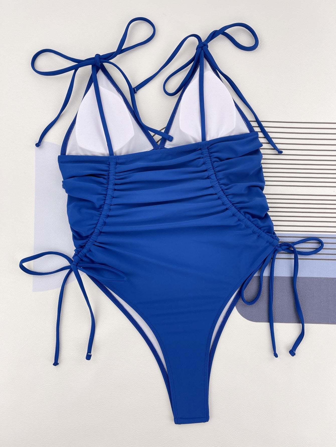 One Piece Swimsuit Drawstring Pleated Sexy Swimsuit Swimsuit Bella Mia